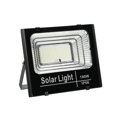 100W Solar Led Flood Outdoor Remote Control Aluminum Security Led Solar Flood Light