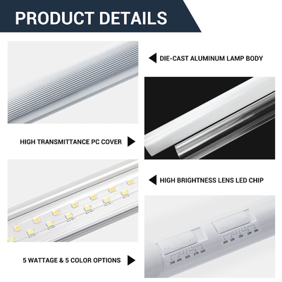 4FT High Lumens Indoor Aluminum Alloy Led Tubes Lights T8 Led Tube 120cm 15W 18W 22W Type A+B led ligh