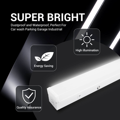 4ft led linear strip light fixture indoor for bedroom Linkable 5850 Lumen Max Wattage And CCT Selectable 120-277