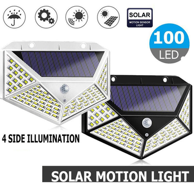 Monocrystalline Led Waterproof Solar Garden Lamp Motion Sensor Pir Solar Wall Garden Light