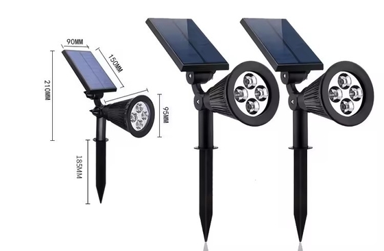 2-in-1 Installation Solar Light for Garden and Backyard Landscaping