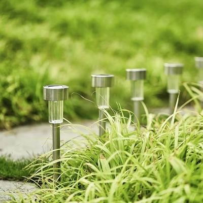 Ip65 12V Outdoor Flood Fixture Pole Brightest 5W Modern Stainless Steel Led Solar Garden Light