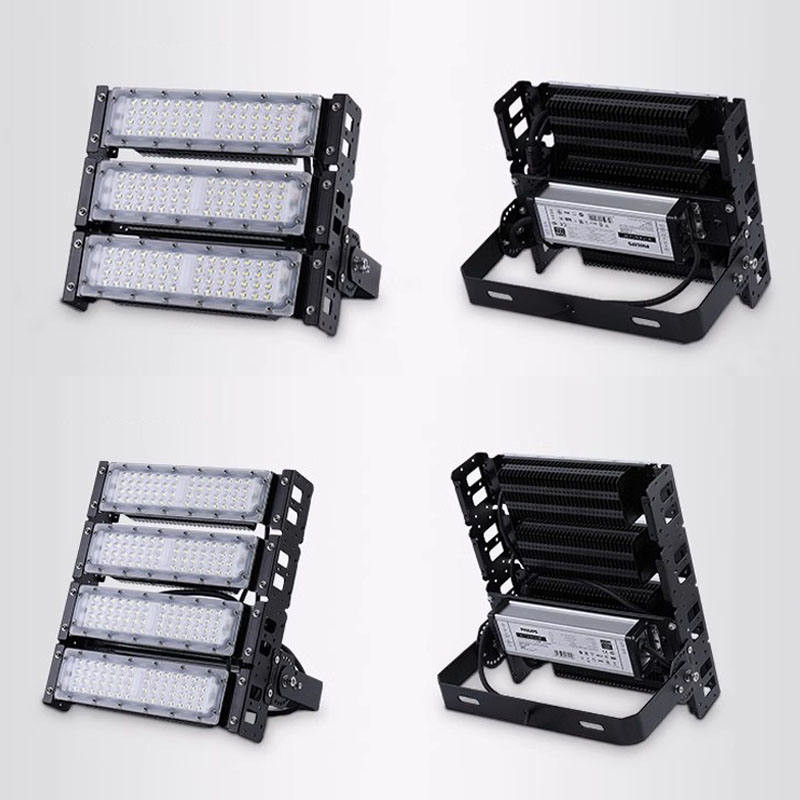 Aluminum LED Flood Light with 120 Degrees Beam Angle 19500lm Luminous Flux IP65 Waterproof Rating